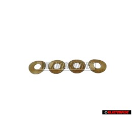 4x Genuine VW Front Bumper Carrier Bracket Spring Washer - 131821150