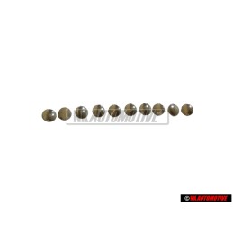 10x Genuine VW Cabrio Press Stud Push Button Cap - 141871439B