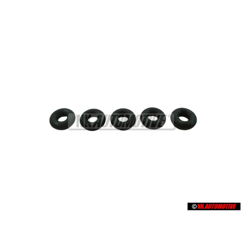 5x Genuine VW Fuel Injector Seal O ring - 034133557E