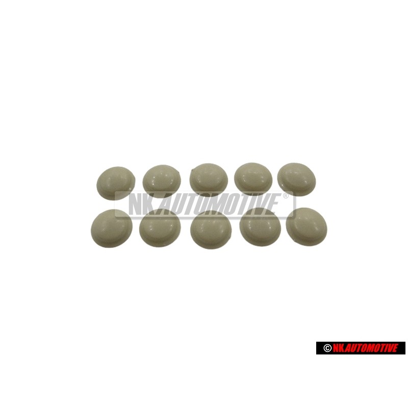 10x Genuine VW Cap Beige Grey - 211867169 7UK