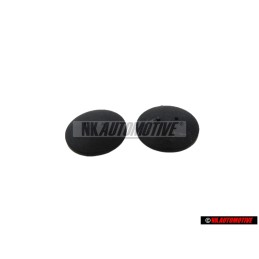 2x Genuine VW Carpet Flooring Press Stud Satin Black - N 9009360101C