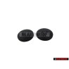 2x Genuine VW Carpet Flooring Press Stud Satin Black - N 9009360101C