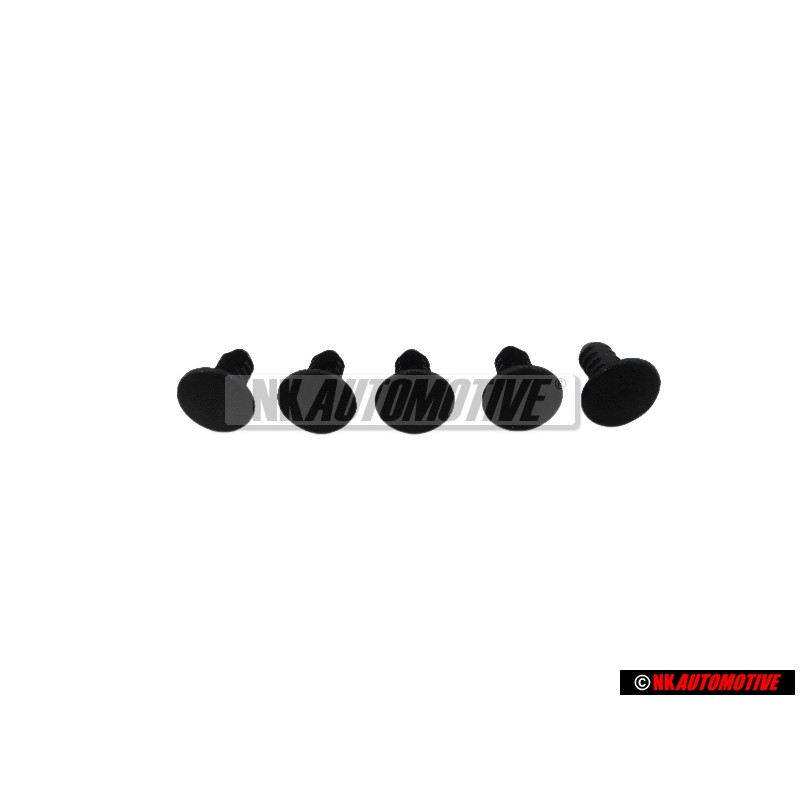 5x Genuine VW Front Seat Clothing Clip Satin Black - 823863203 01C 5x Genuine VW Front Seat Clothing Clip Satin Black - 823863203 01C
