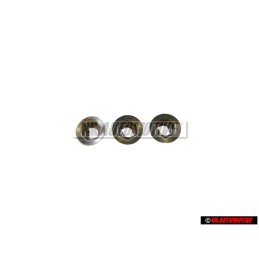 3x Genuine VW Rear Heat Shield Nut, Thread Cutting - N 0386011
