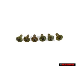 6x Genuine VW Oval Head Panel Screw - N 90098101