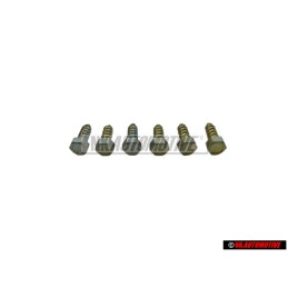 6x Genuine VW Hexagon Head Panel Screw 6.5x19 - N 0159461