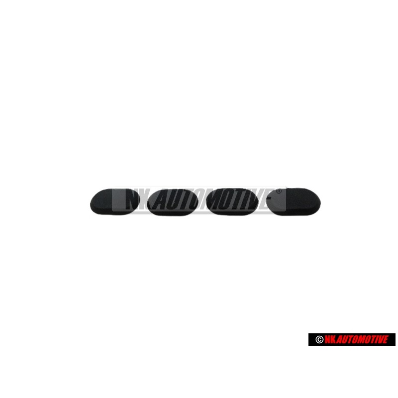 4x Genuine VW License Plate Holder Bolt Cover Cap - 171821163