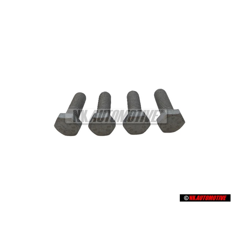 4x Genuine VW Hexagon Bolt M8x25 - N 01024222