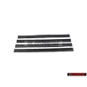 4x Genuine VW Lift Rail Channel Glass Seal - 831837565