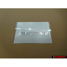 Genuine VW Zinc Foil, Self-Adhesive - D 381ZN1A2