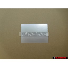 Genuine VW Zinc Foil, Self-Adhesive - D 381ZN1A2