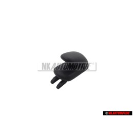 Genuine VW Coat Hook Titan Black - 1K0857635 82V