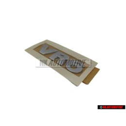 Genuine VW VR6 Rear Trunk Boot Badge Emblem Chrome - 1J0853675C 739