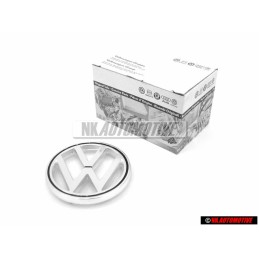 Genuine VW Front Bonnet Hood Badge Emblem Chrome - 113853601B
