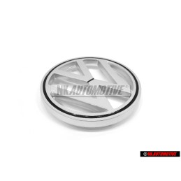 Genuine VW Front Bonnet Hood Badge Emblem Chrome - 113853601B