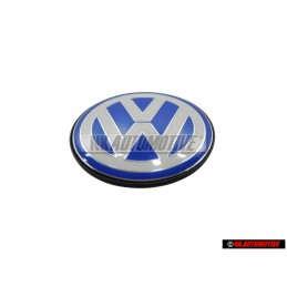 Genuine VW Engine Cover Badge Emblem Blue/White - 06A103940Q