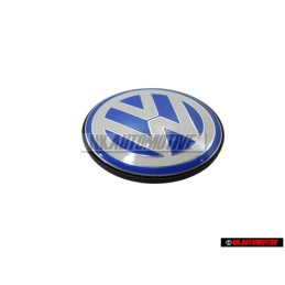 Genuine VW Engine Cover Badge Emblem Blue/White - 06A103940Q
