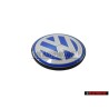 Genuine VW Engine Cover Badge Emblem Blue/White - 06A103940Q