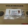 Genuine VW TDI Rear Trunk Boot Badge Emblem Chrome Red - 3B0853675ACGQF