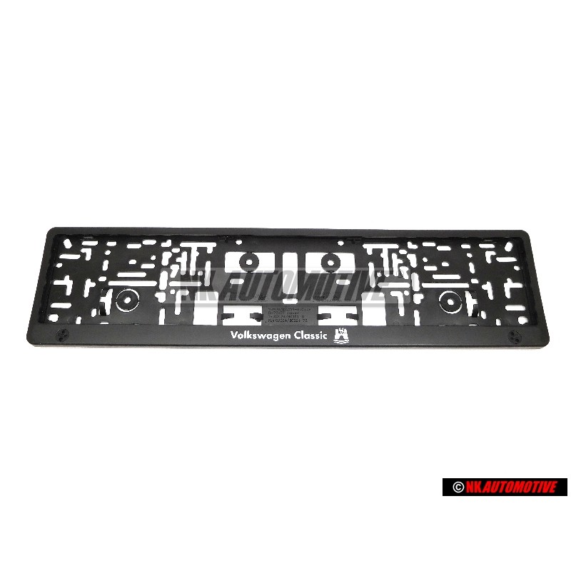 VW Classic Parts Licence Plate Holder Volkswagen Classic - ZCP902933