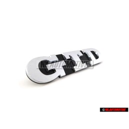 Genuine VW GTD Front Grill Badge Emblem Chrome - 5K0853679 739