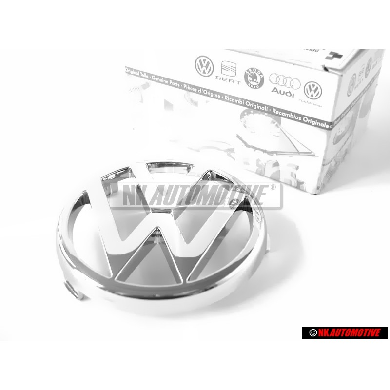 Genuine VW Front Grill Badge Emblem Chrome - 325853601 739