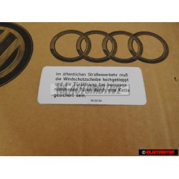 Genuine VW Notice - 183000252