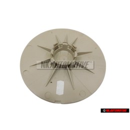 Genuine VW Hub Cap Chrome Colored Metalic - 357601149A V7L