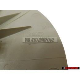 Genuine VW Hub Cap Chrome Colored Metalic - 357601149A V7L