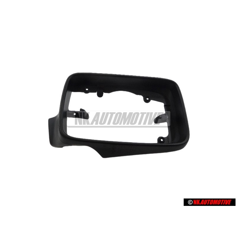Genuine VW Bezel For Exterior Mirror Satin Black - 1H0858554B 01C