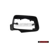 Genuine VW Bezel For Exterior Mirror Satin Black - 1H0858554B 01C