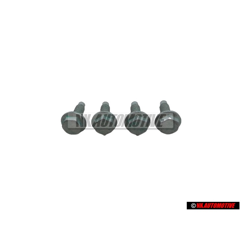 4x Genuine VW Bumper Carrier Hexagon Bolt M10x33 - N 90309201