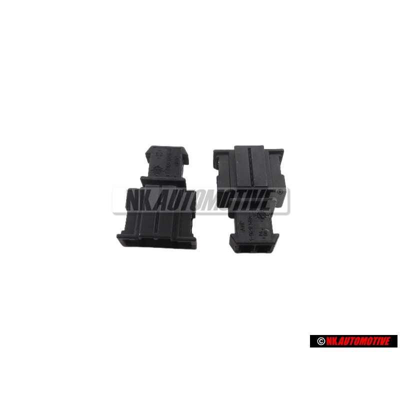 2x Genuine VW Flat Connector Housing - 191972712