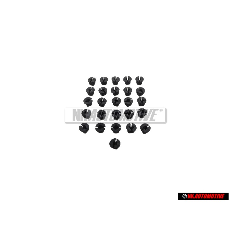26x Genuine VW Expanding Nut - 533853139