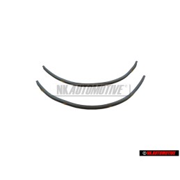 2x Genuine VW Beading Rock-Grey Metallic - 1558539778DJ