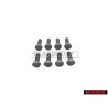 8x Genuine VW Hexagon Bolt M6x15 - N 01021527