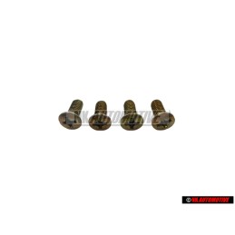 4x Genuine VW Oval Head Countersunk Bolt - N 0330401