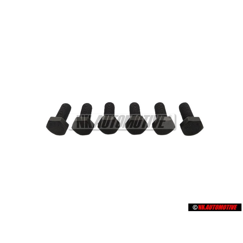 6x Genuine VW Hexagon Bolt - N 01025414