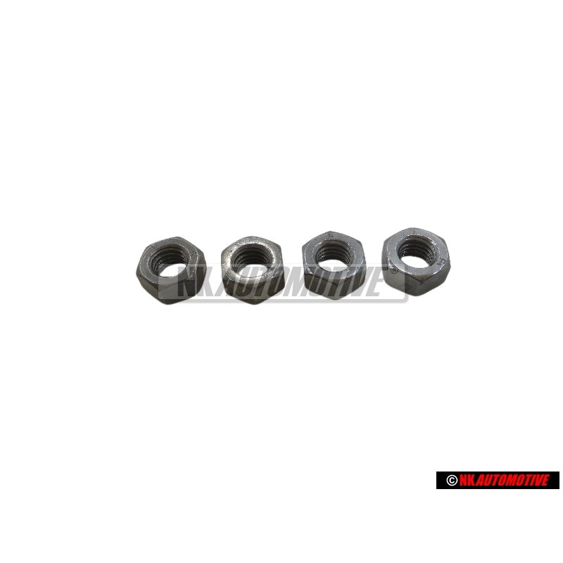 4x Genuine VW Hexagon Nut - N 01100830
