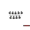 9x Genuine VW Oval Head Countersunk Bolt - N 10416601