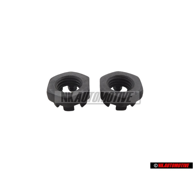 2x Genuine VW Steering Tie Rod Castle Nut - N 0112122