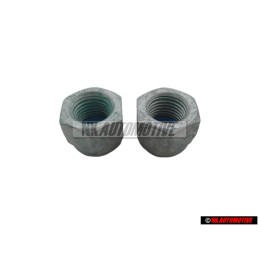 2x Genuine VW Hexagon Nut, Self-Locking - N 0221501