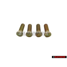4x Genuine VW Front Suspension Strut Top Mount Screw - 431412419
