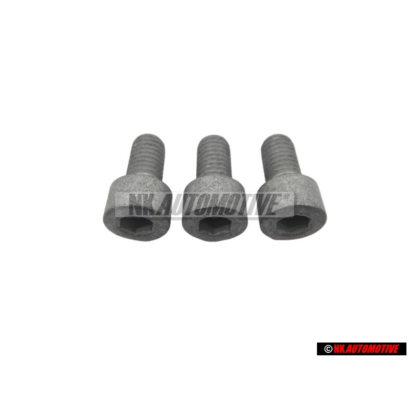 3x Genuine VW Socket Head Bolt With Hexagon Socket Head - N 0147074