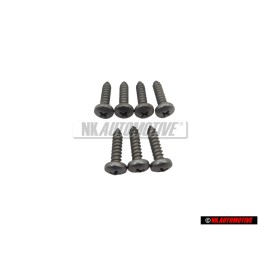 7x Genuine VW Oval Head Panel Screw - N 0139755