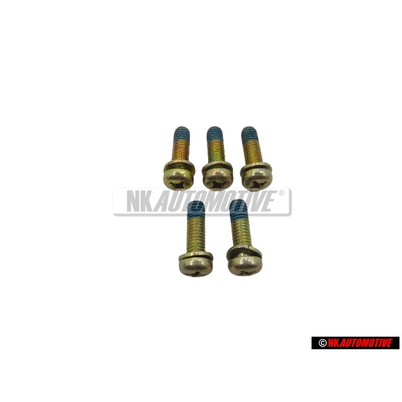 5x Genuine VW Fillister Hd. 