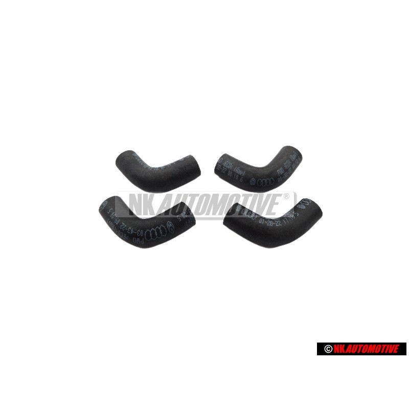4x Genuine VW Angled Hose - 034133784L