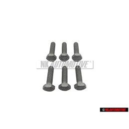 6x Genuine VW Hexagon Bolt M6x20 - N 01021710