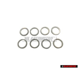 8x Genuine VW Fuel Pipe Seal Ring - N 0138076