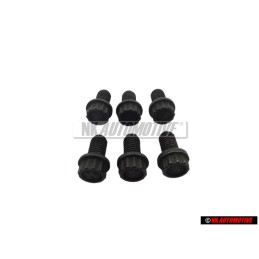 6x Genuine VW 12-Point Head Bolt - N 90320701